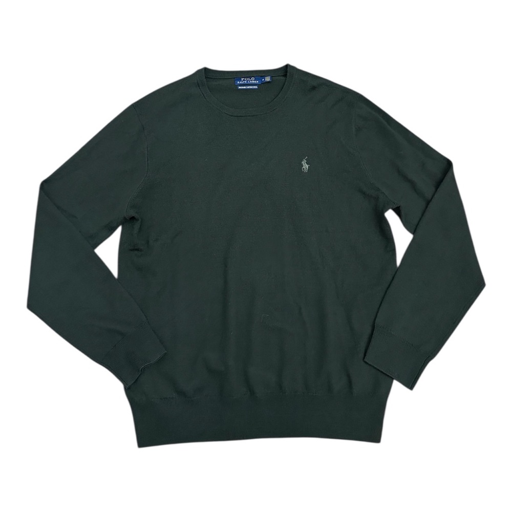 POLO Ralph Lauren Washable Merino Wool Crewneck Sweater.